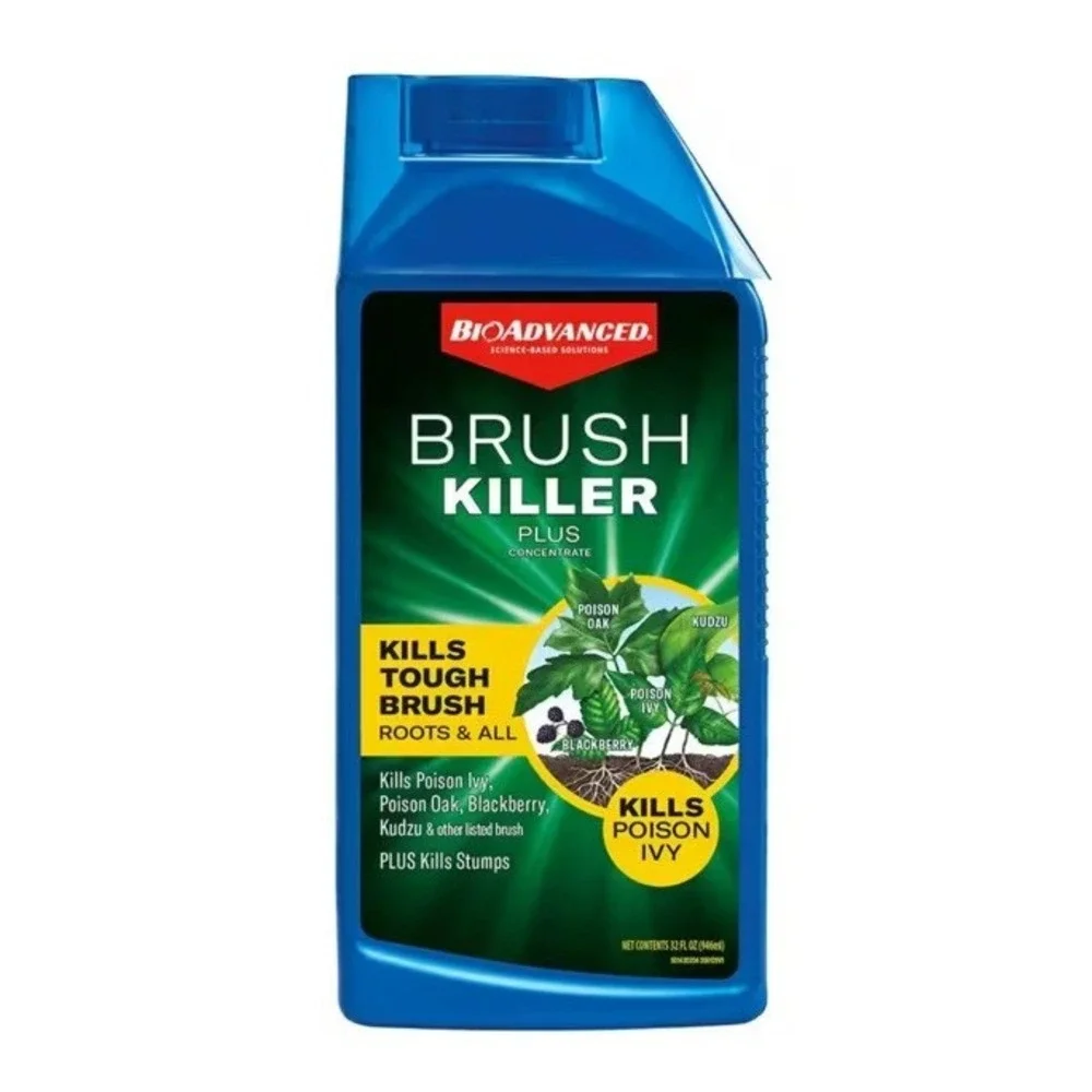 Lot of 3 BioAdvanced Brush Killer Plus Concentrate, Kills Poison Ivy, 32 fl‎ oz